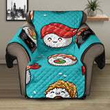 Cute sushi pattern Recliner Cover Protector