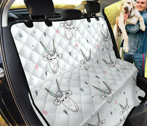Cute Goat Design Pattern Dog Car Seat Covers