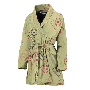Camera Pattern Print Design 01 Women's Bathrobe