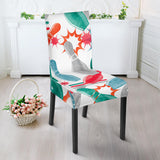 Watercolor Bowling Pattern Dining Chair Slipcover