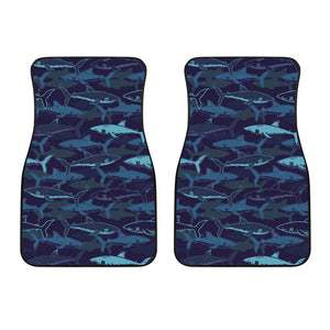 Shark Pattern Front Car Mats