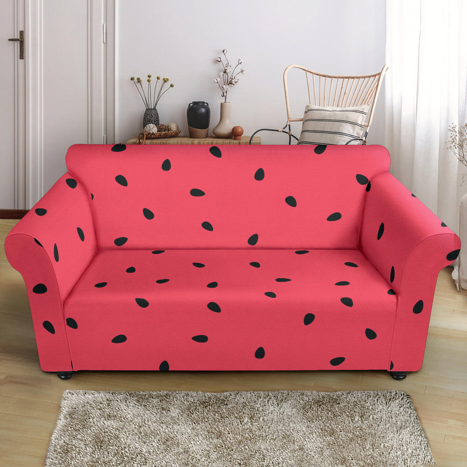 Watermelon Texture Background Loveseat Couch Slipcover