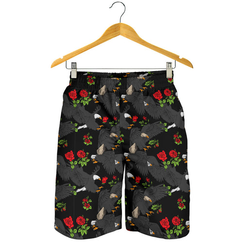Eagle Pattern Print Design 04 Men Shorts