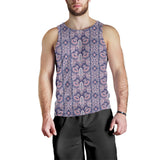 Indian Batik Style pattern Men Tank Top