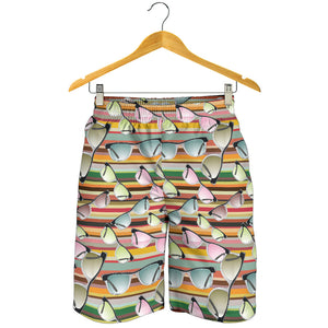 Sun Glasses Pattern Print Design 02 Men Shorts