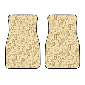 Hand Drawn Peanuts Pattern Front Car Mats