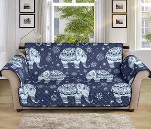 Elephant tribal design pattern Sofa Cover Protector