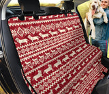 Dachshund Nordic Pattern Dog Car Seat Covers