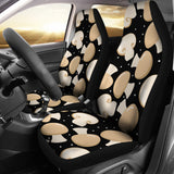 Champignon Mushroom Pattern Universal Fit Car Seat Covers
