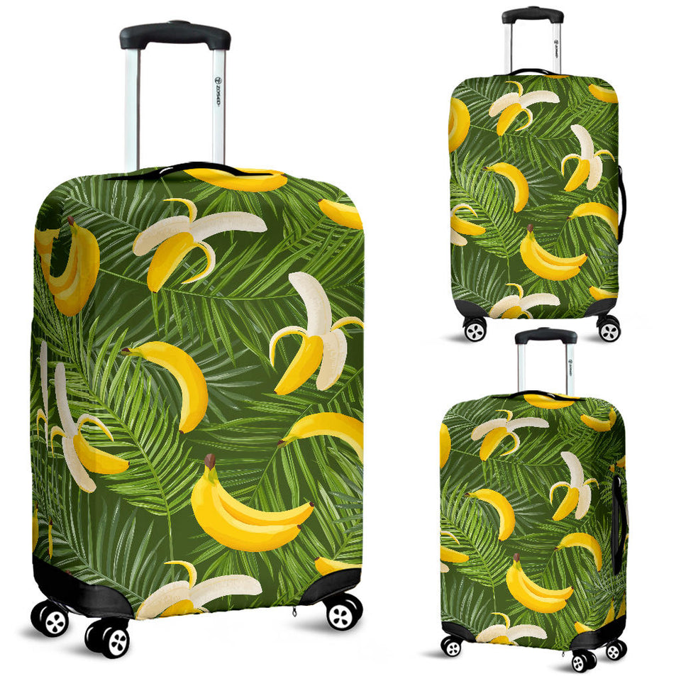 Banana Palm Leaves Pattern Luggage Covers