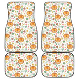 Lion Pattern Print Design 04 Front and Back Car Mats