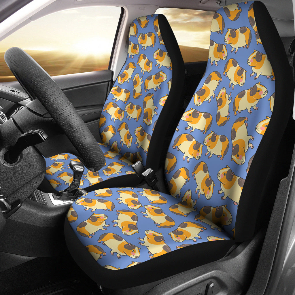 Guinea Pig Pattern Print Design 02 Universal Fit Car Seat Covers