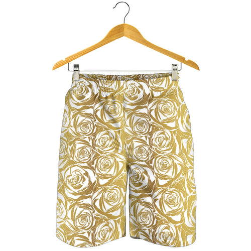 Rose Pattern Print Design 05 Men Shorts