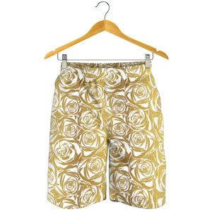 Rose Pattern Print Design 05 Men Shorts