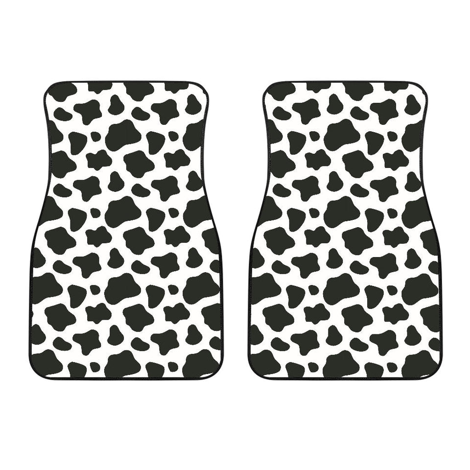 Cow Skin Pattern Front Car Mats