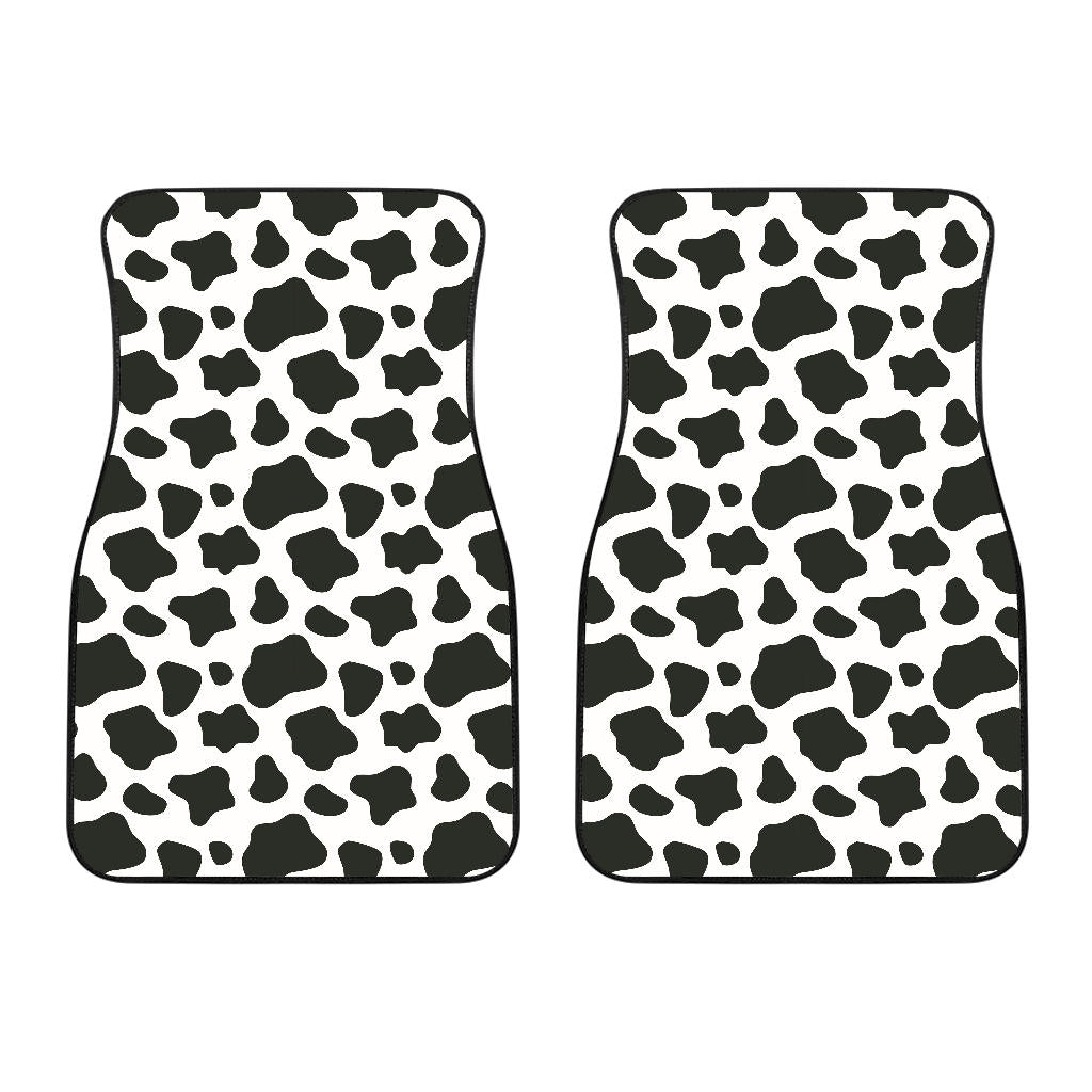 Cow Skin Pattern Front Car Mats