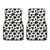 Cow Skin Pattern Front Car Mats