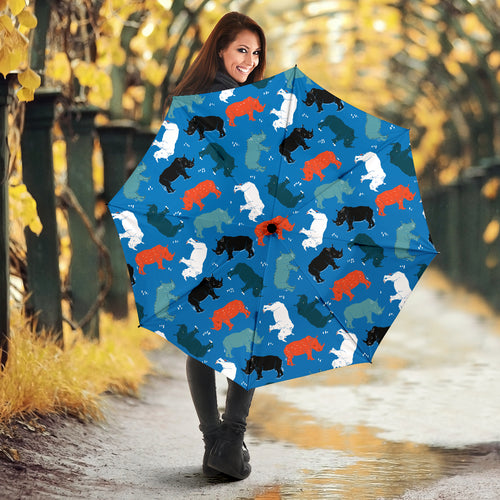 Colorful Rhino Pattern Umbrella