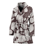 Garlic Bulb Dark Background Women'S Bathrobe
