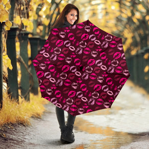 Lips Pattern Print Design 03 Umbrella