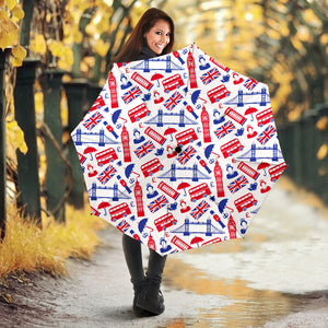British Pattern Print Design 01 Umbrella