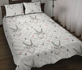 Cute goat design pattern Quilt Bed Set