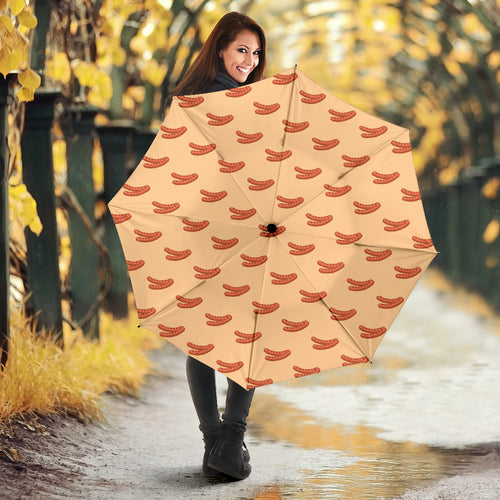 Sausage Pattern Print Design 03 Umbrella