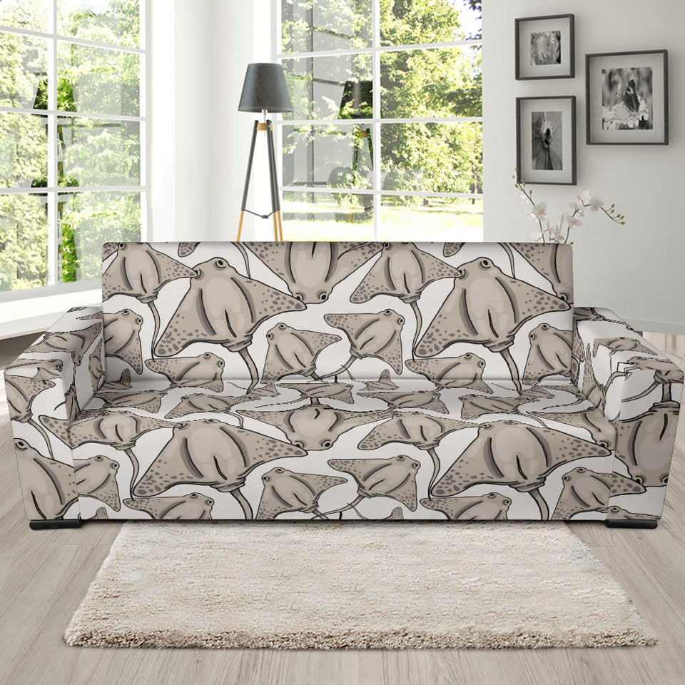 Stingray Pattern Print Design 05  Sofa Slipcover