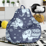Elephant Tribal Design Pattern Bean Bag Cover