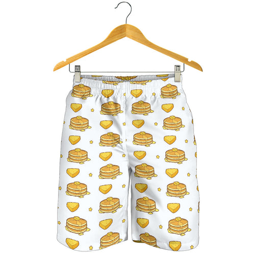 Pancake Pattern Print Design 03 Men Shorts