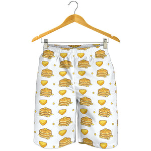 Pancake Pattern Print Design 03 Men Shorts