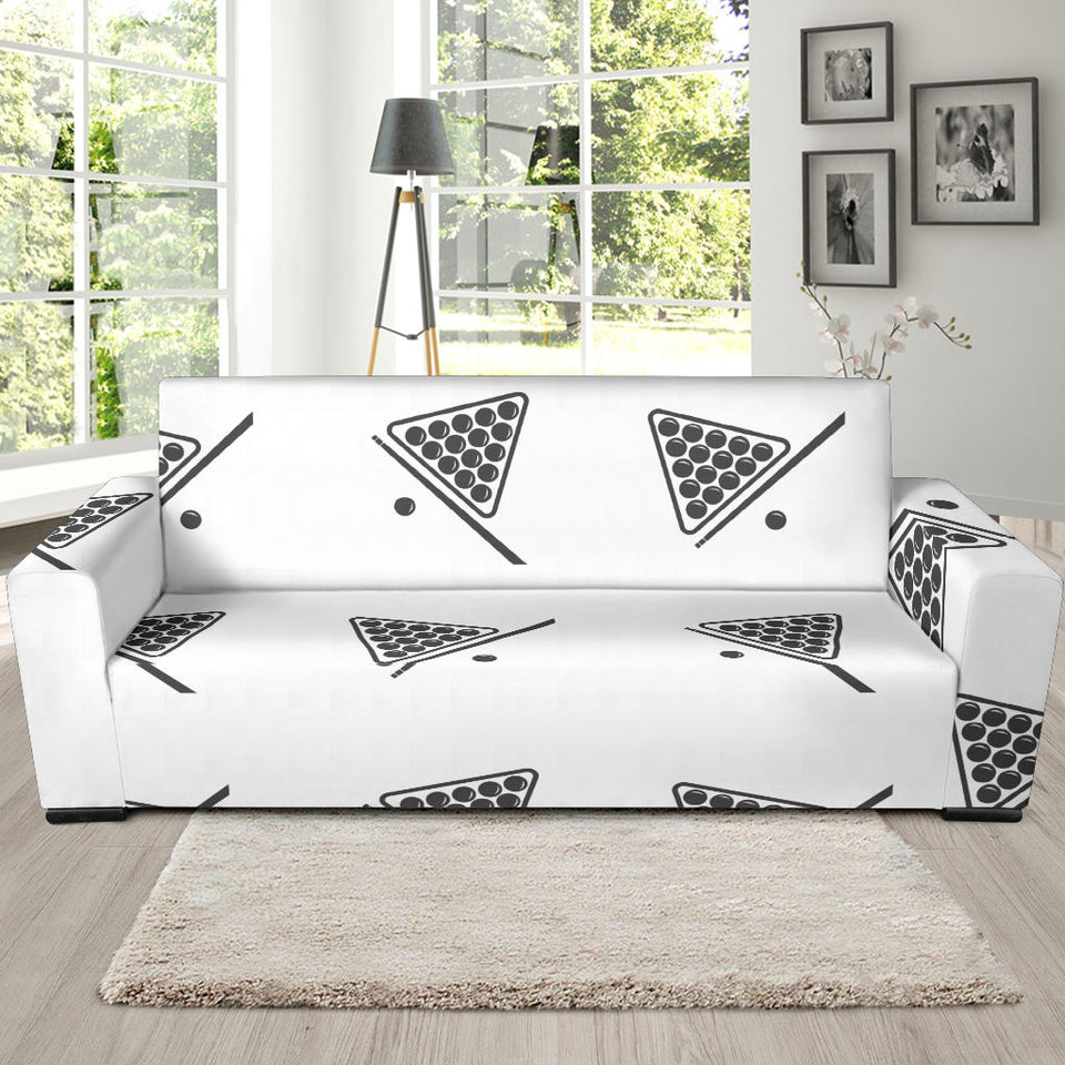 Billiard Ball Pattern Print Design 03 Sofa Slipcover