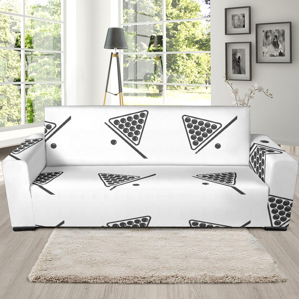 Billiard Ball Pattern Print Design 03 Sofa Slipcover
