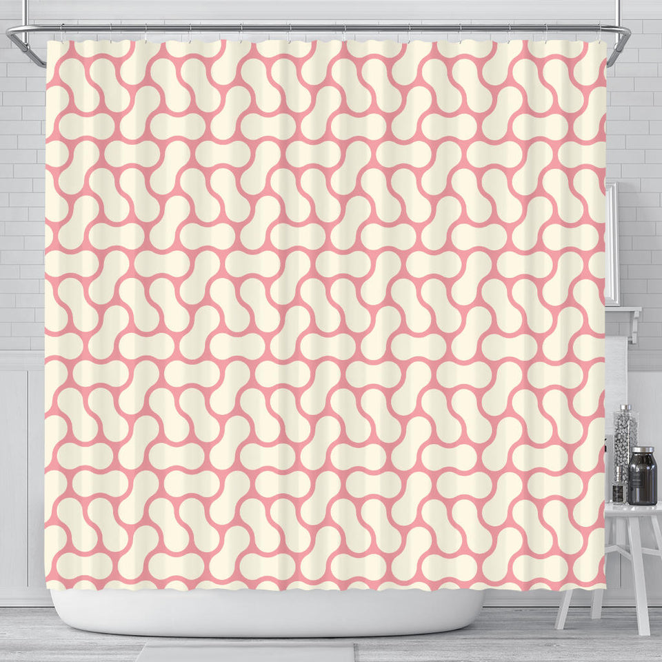 Peanuts Texture Pattern Shower Curtain Fulfilled In US