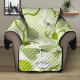 Cute frog dragonfly pattern Recliner Cover Protector