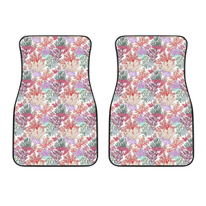 Coral Reef Pattern Print Design 03 Front Car Mats