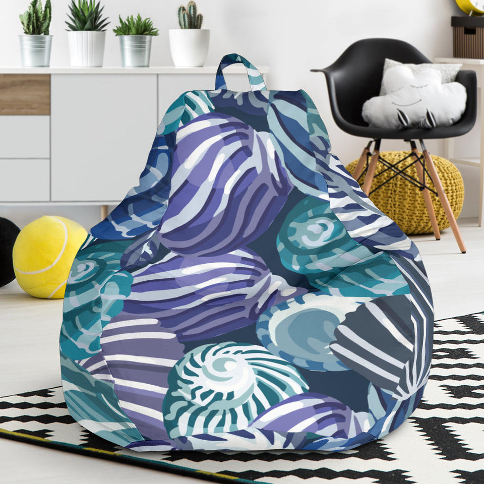 Shell Design Pattern Bean Bag Cover