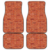 Brick Printed Pattern Print Design 03 Front and Back Car Mats