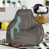 Electric Guitars Pattern Bean Bag Cover