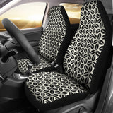 Coffee Bean Abstract Modern Pattern Universal Fit Car Seat Covers