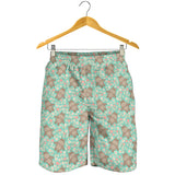 Hippopotamus Pattern Print Design 02 Men Shorts