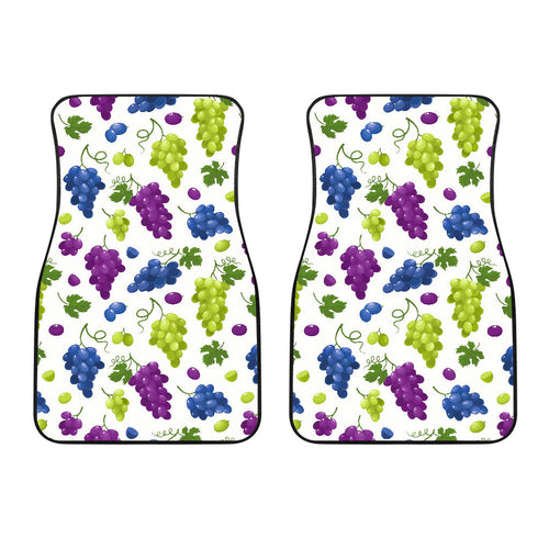 Grape Pattern Front Car Mats