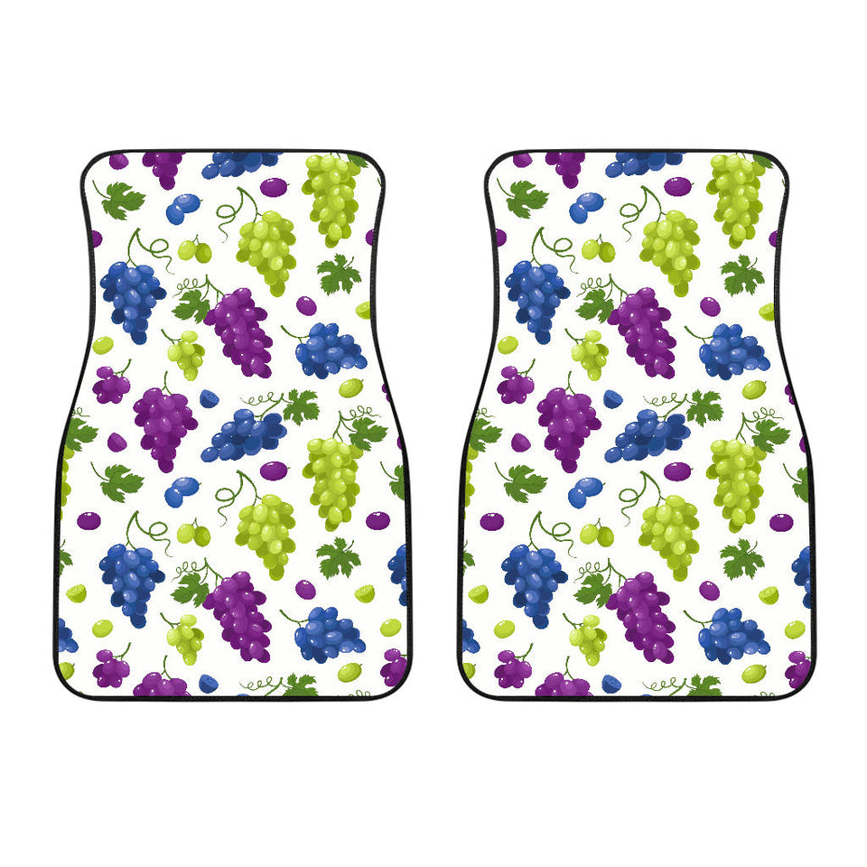 Grape Pattern Front Car Mats
