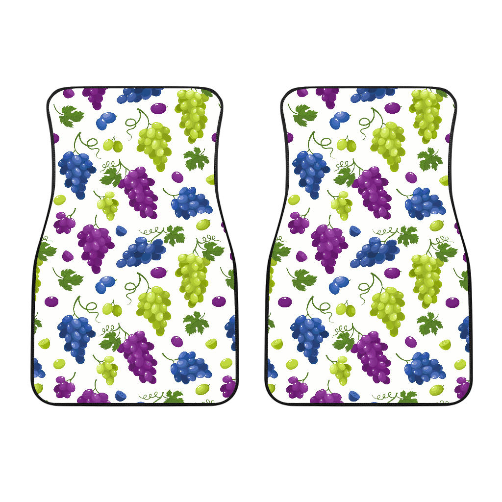 Grape Pattern Front Car Mats