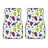 Grape Pattern Front Car Mats