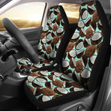 Coconut Pattern Print Design 03 Universal Fit Car Seat Covers