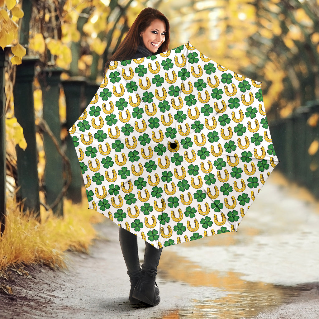 Horseshoes Pattern Print Design 04 Umbrella