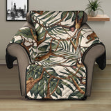 Monkey tropical leaves background Recliner Cover Protector