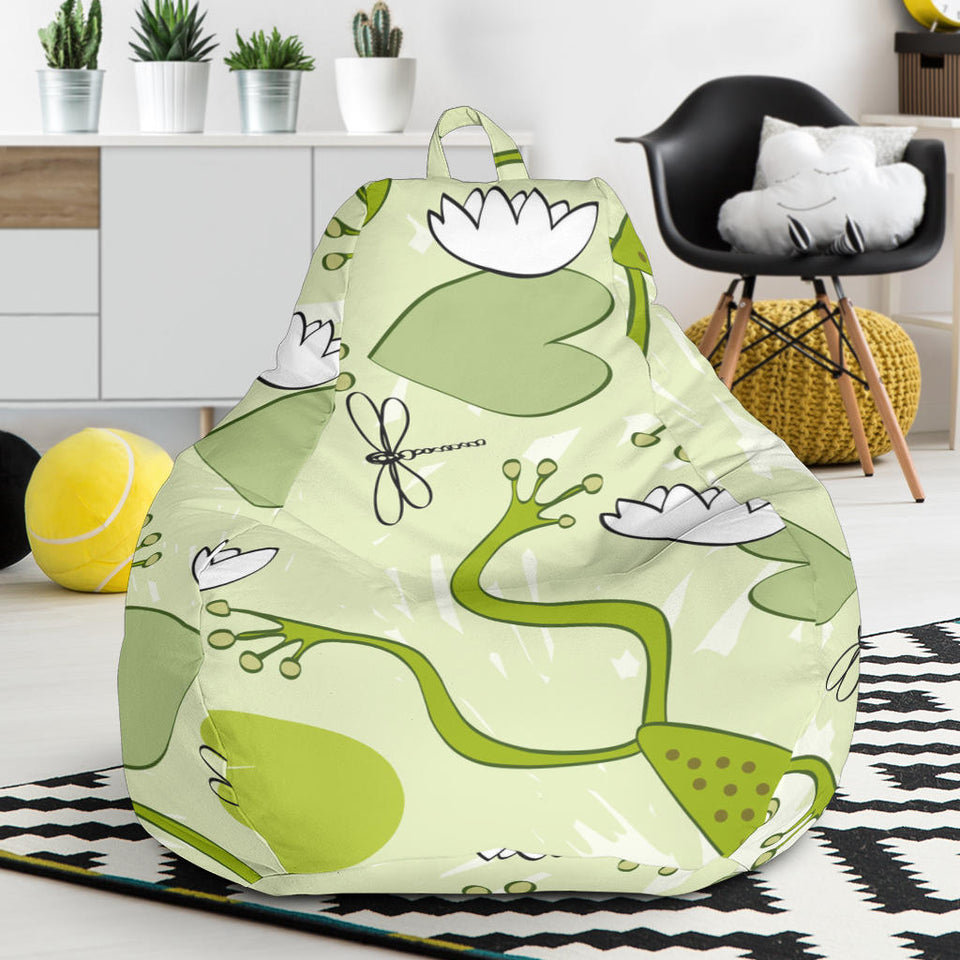 Cute Frog Dragonfly Pattern Bean Bag Cover