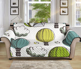 Hot Air Balloon Bird Cloud Pattern Sofa Cover Protector